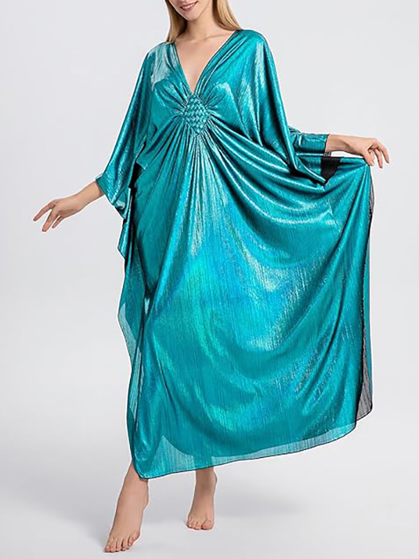 Sparkling Batwing Beach Cover-up Maxi Dress & Loungewear