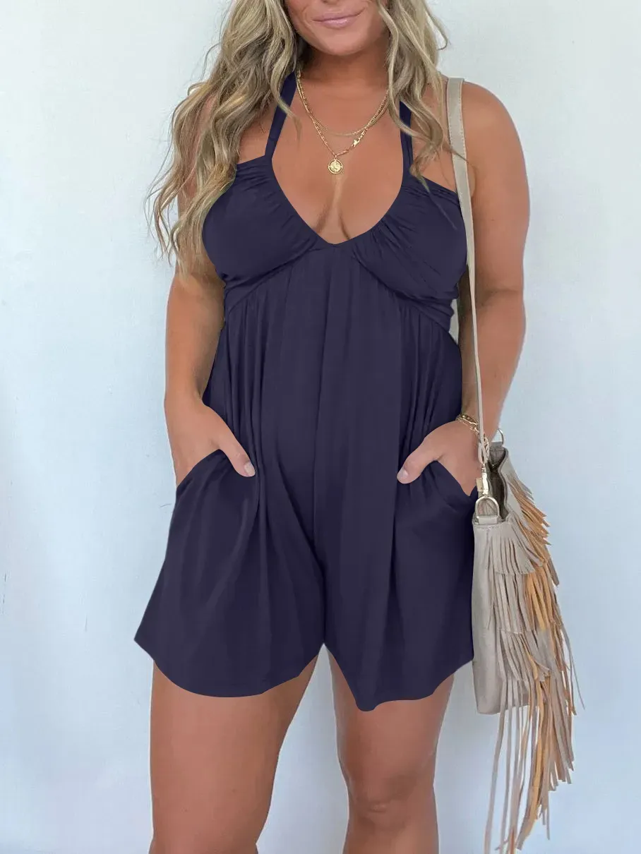 🔥🔥🔥🔥2024 NEW HALTER NECK ROMPER