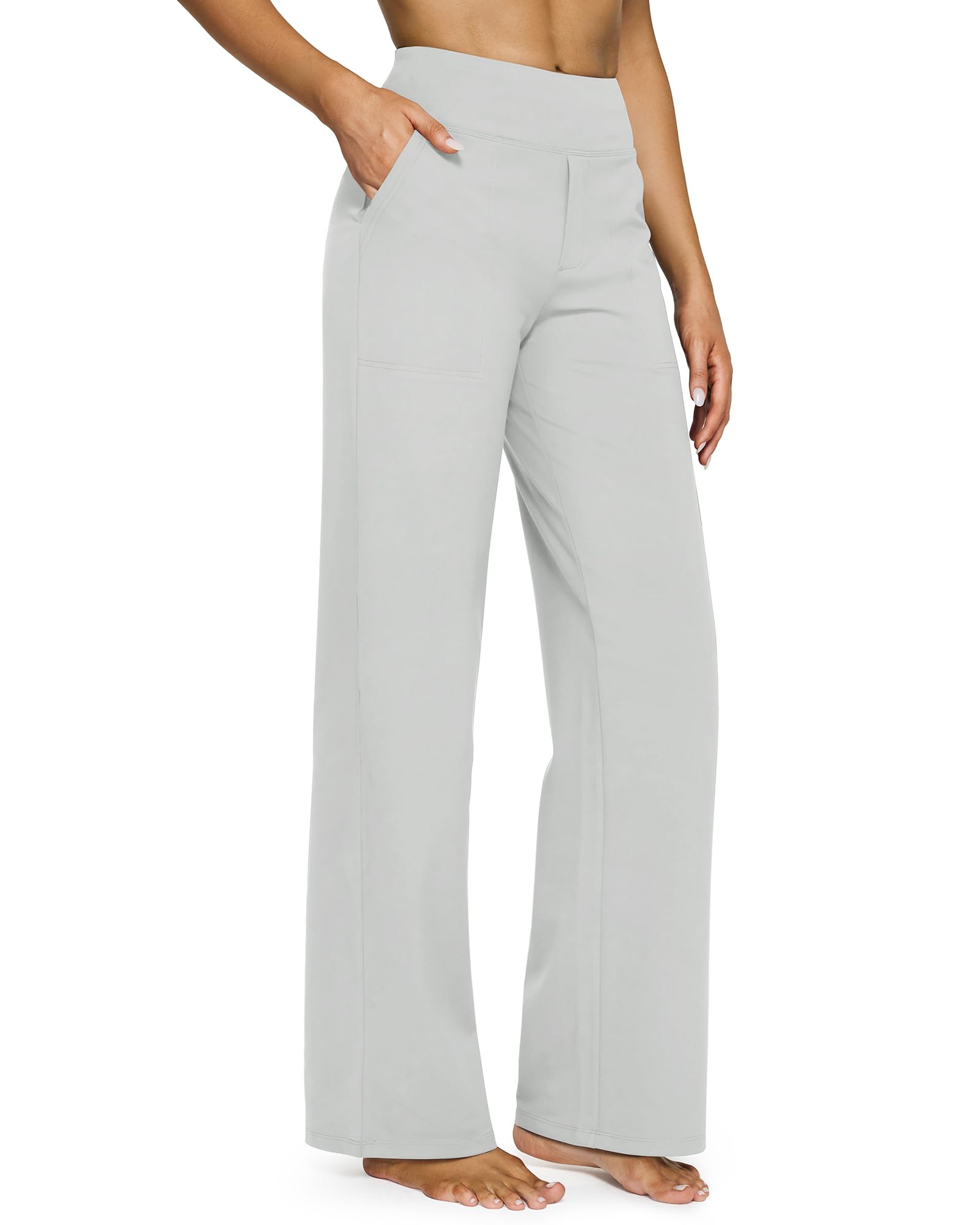 Women's High Waist Stretch Casual Yoga Wide Leg Pants(Buy 2 Free Shipping)
