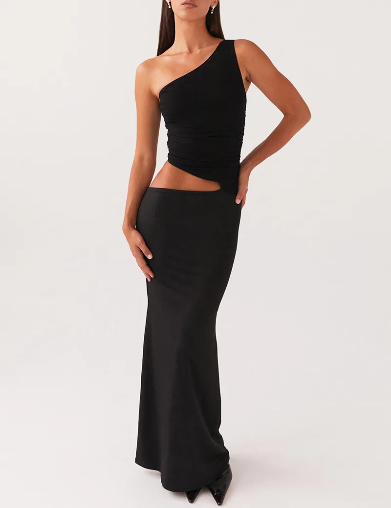 🔥🔥🔥🔥One Shoulder Maxi Dress