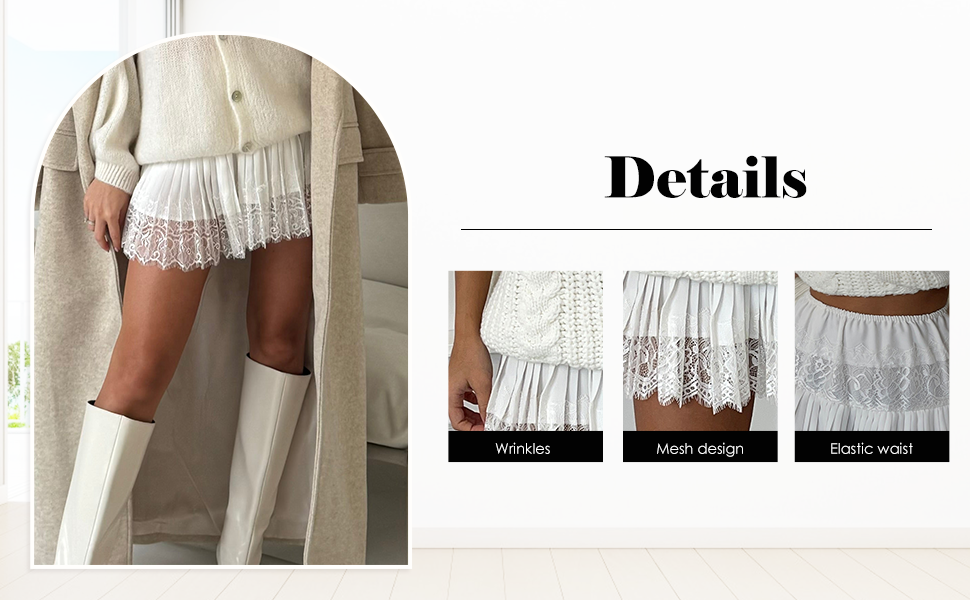 Ruffle Lace Half Skirt Slip