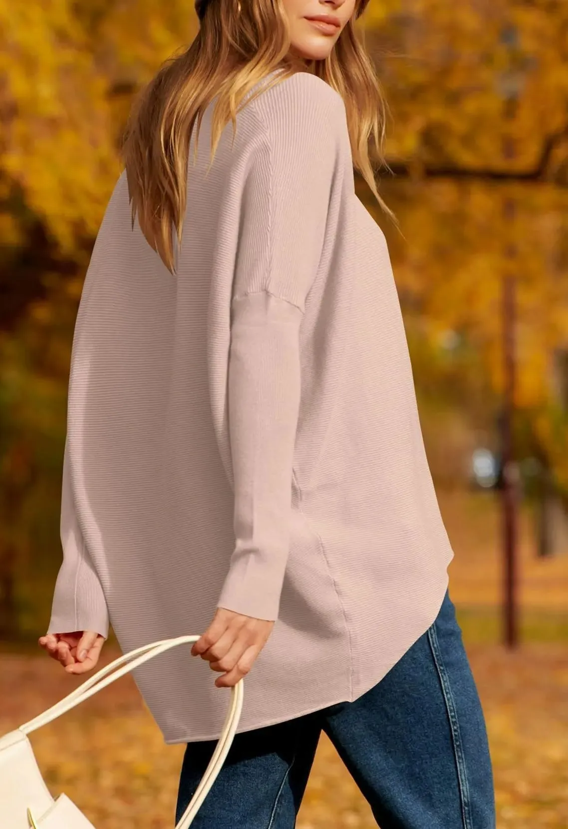 2025 New Women's Bat Sleeve Knitted Pullover(Buy 2 Free Shipping)