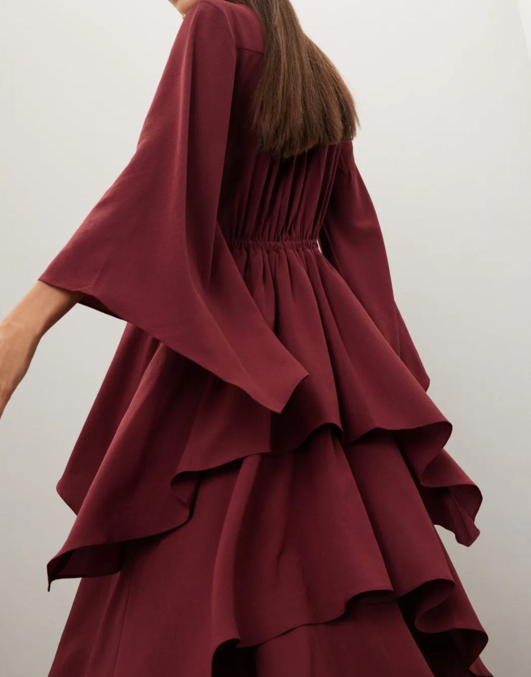 Ruffle Grace Midi Dress（Buy 2 Free Shipping）