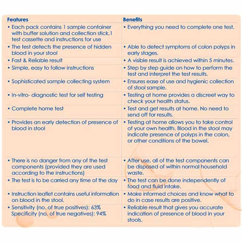 SELFCheck Bowel Health Test