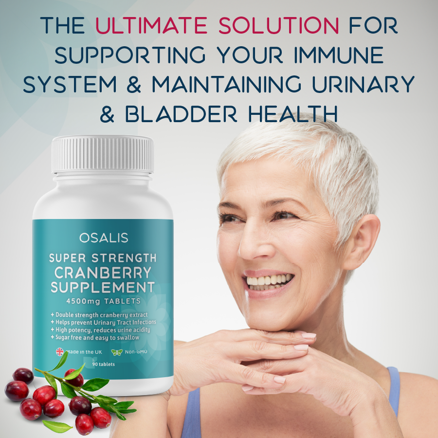 Osalis Super Strength Cranberry Supplement 4500mg