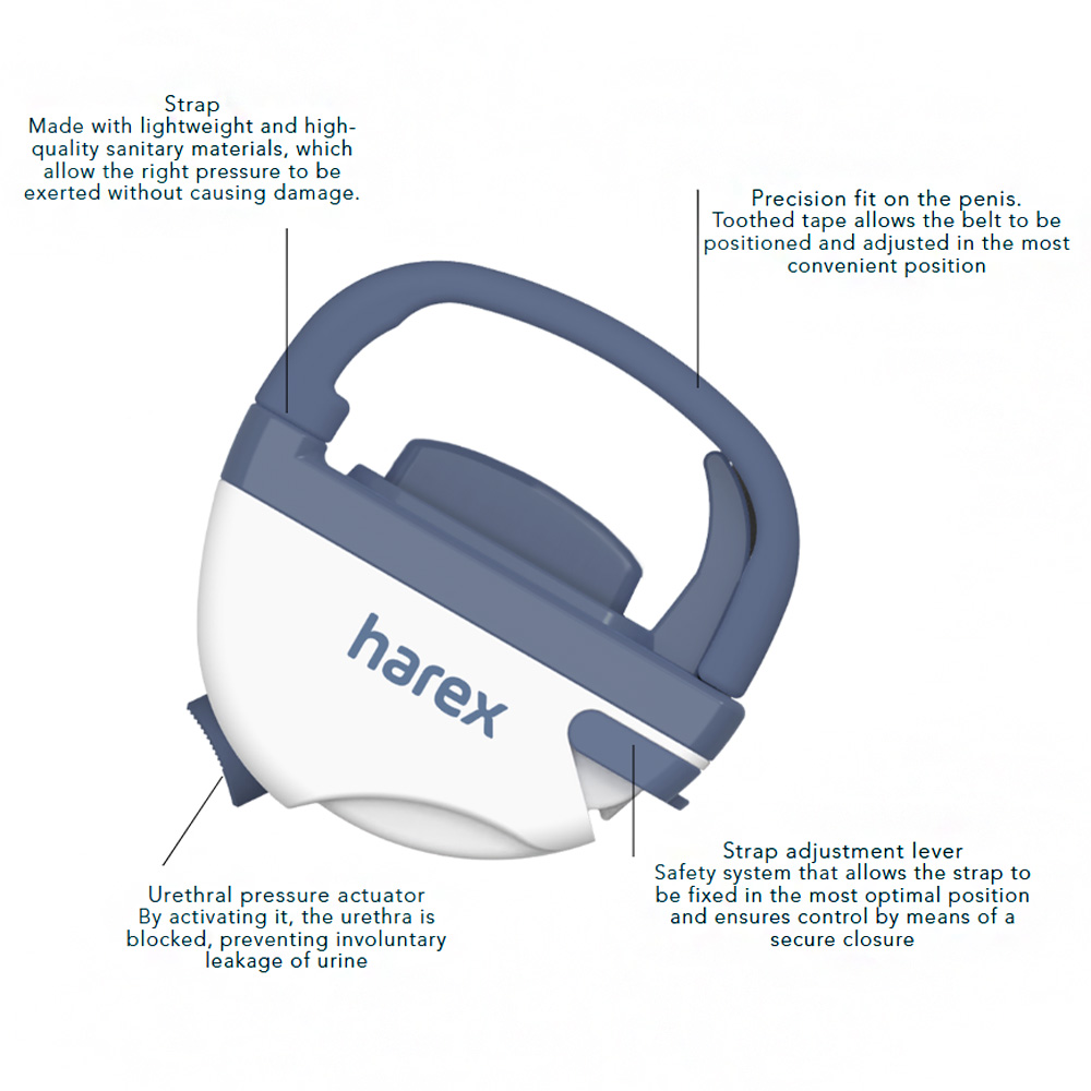 Harex Adjustable Urinary Incontinence Clamp