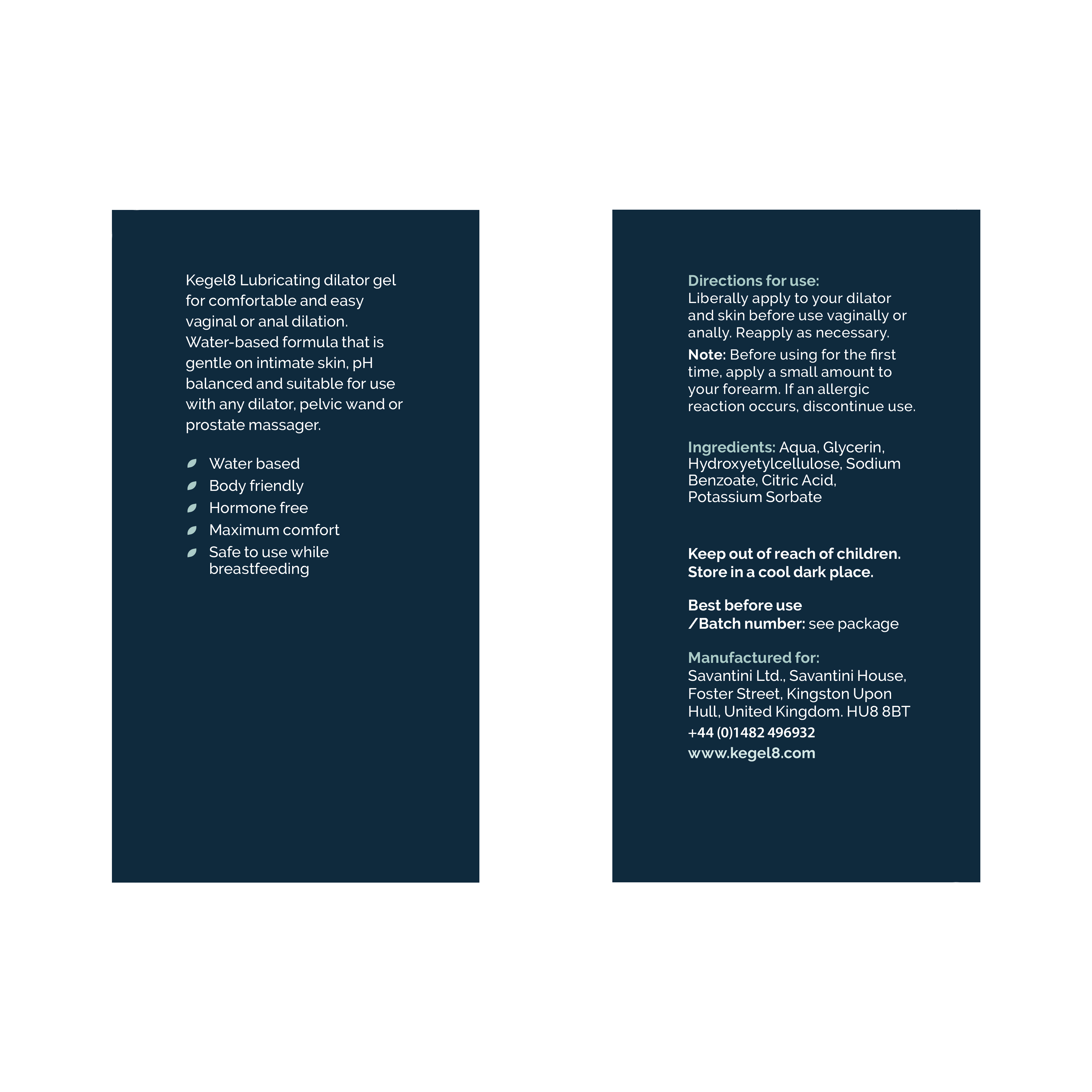 Kegel8 Dilator Lubricating Comfort Gel