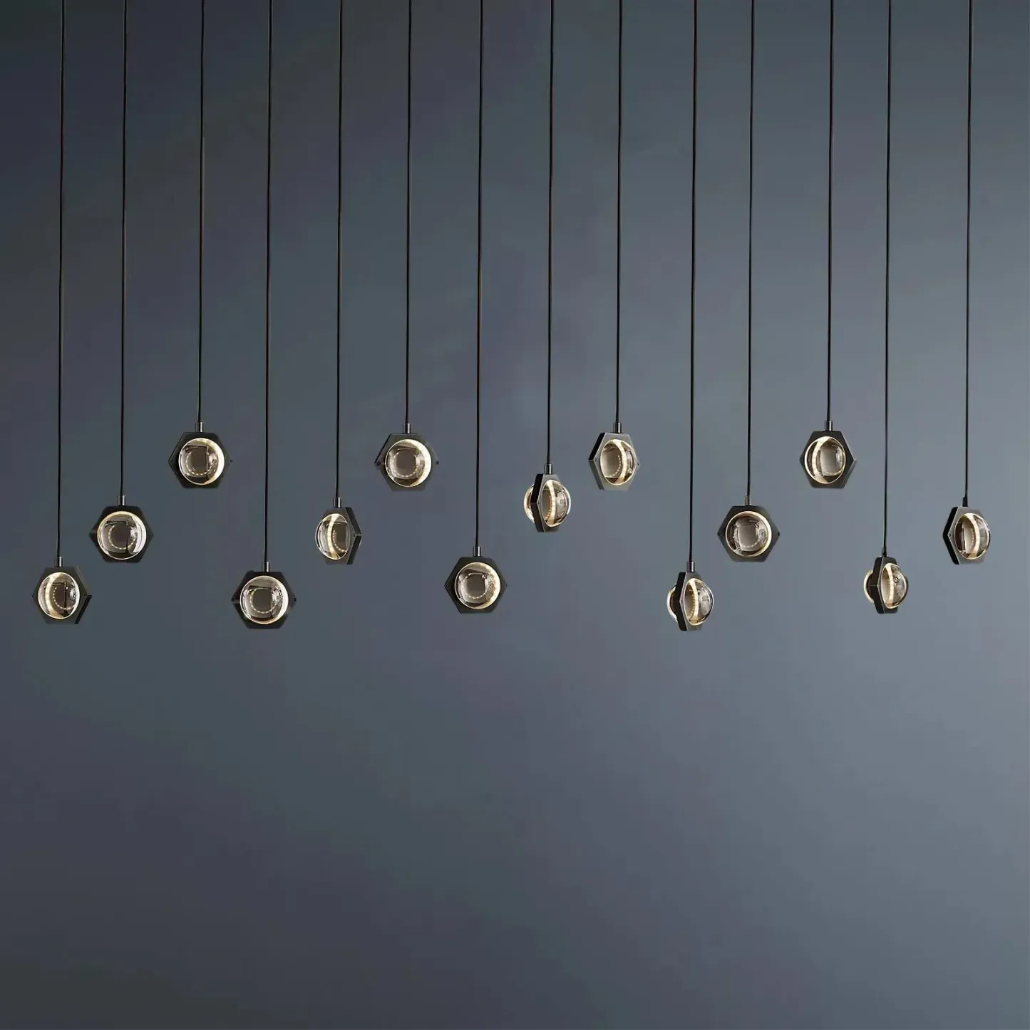 Eclatant Vintage Rectangular Linear Chandelier 72"