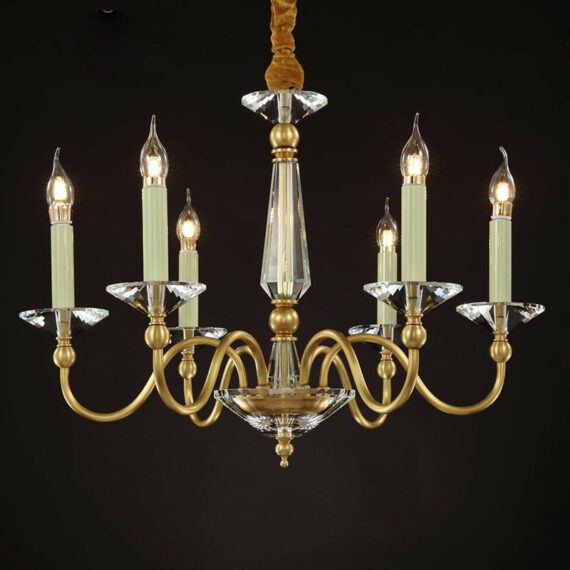 Angle Chandelier 26″ 6 Lights