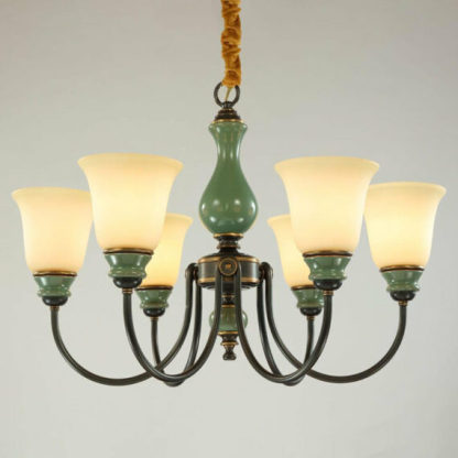 Tumbler Chandelier 28″ 6 Lights