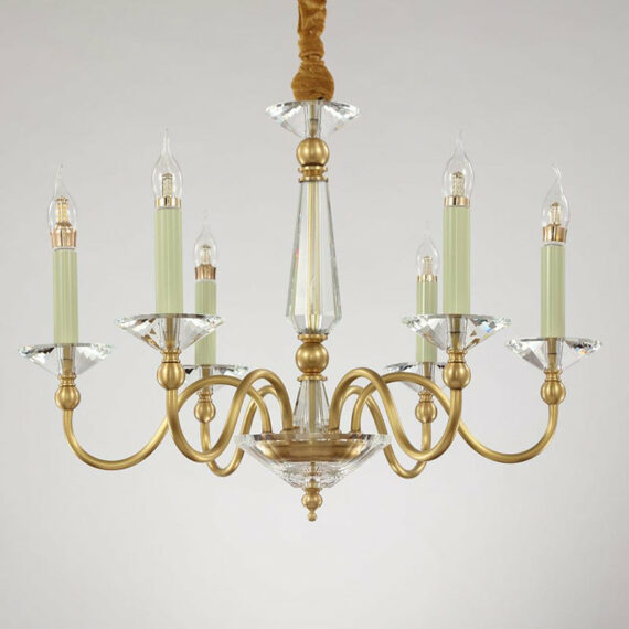 Angle Chandelier 26″ 6 Lights