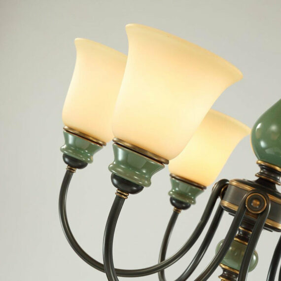 Tumbler Chandelier 28″ 6 Lights