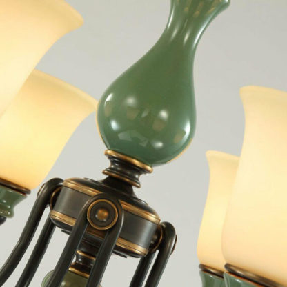 Tumbler Chandelier 28″ 6 Lights