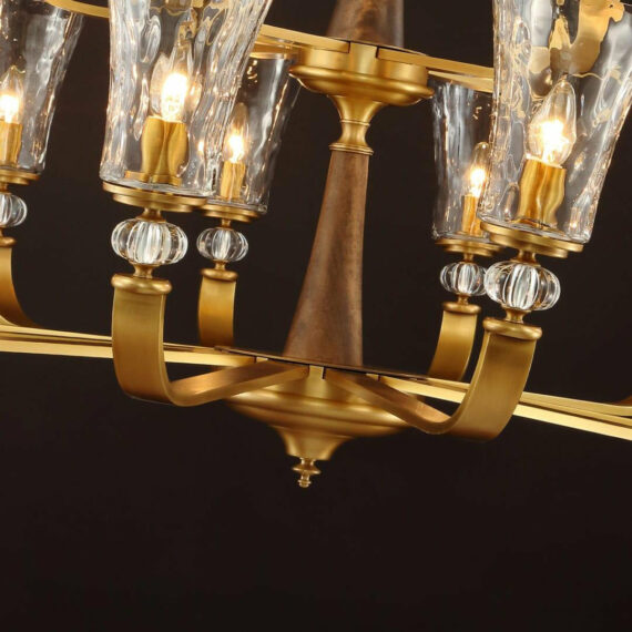 Tulip Hurricane Chandelier 48″ 21 Lights