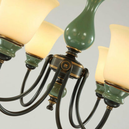 Tumbler Chandelier 28″ 6 Lights