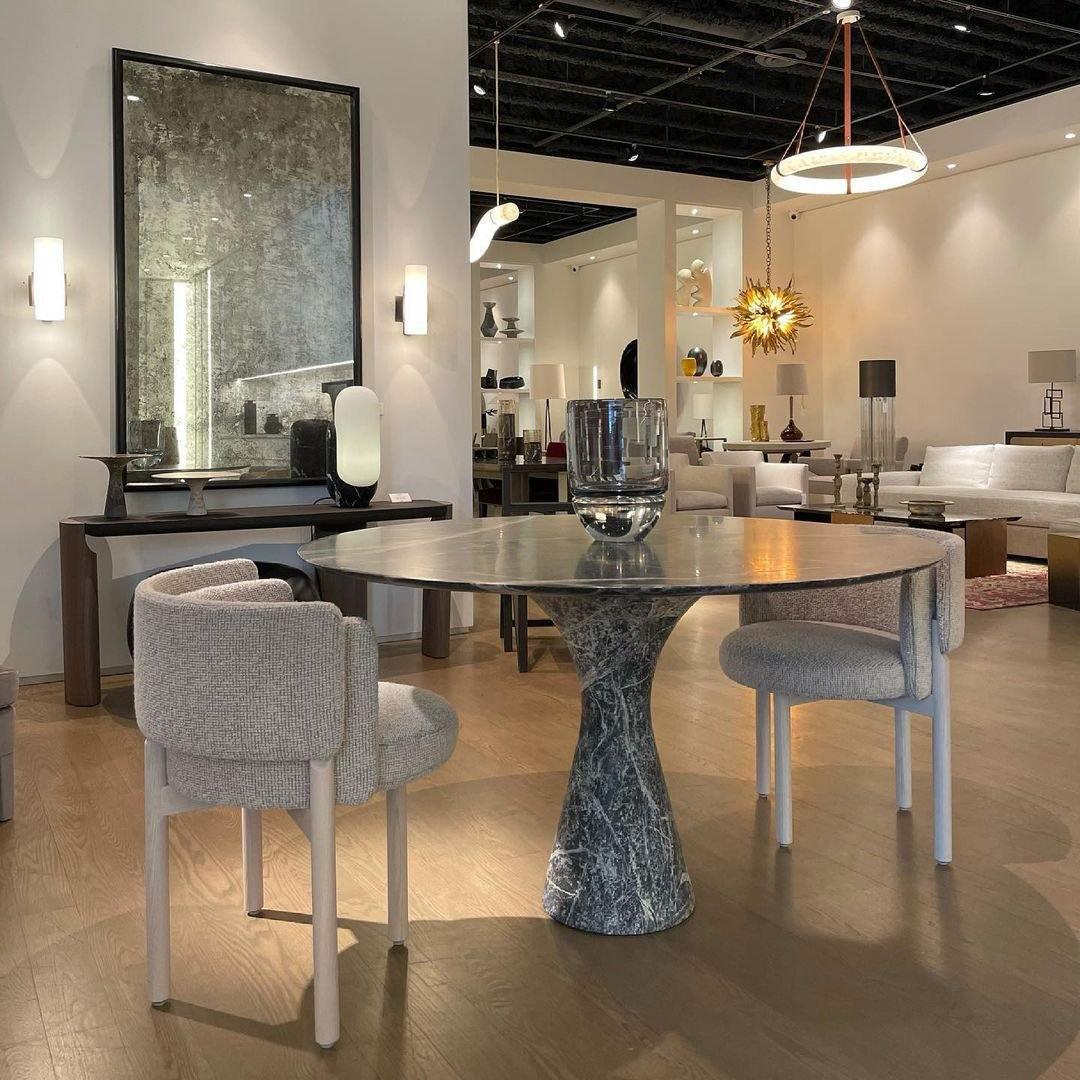 Oslo Pendant Alabaster Chandelier, Halo Ring Chandelier