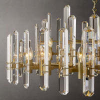 Bonnington Crystal Luxury Linear Chandelier 72"