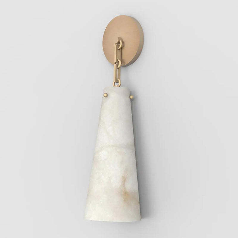 Contemporary Lucca Alabaster Wall Sconce For Kitchen Island, Bedroom