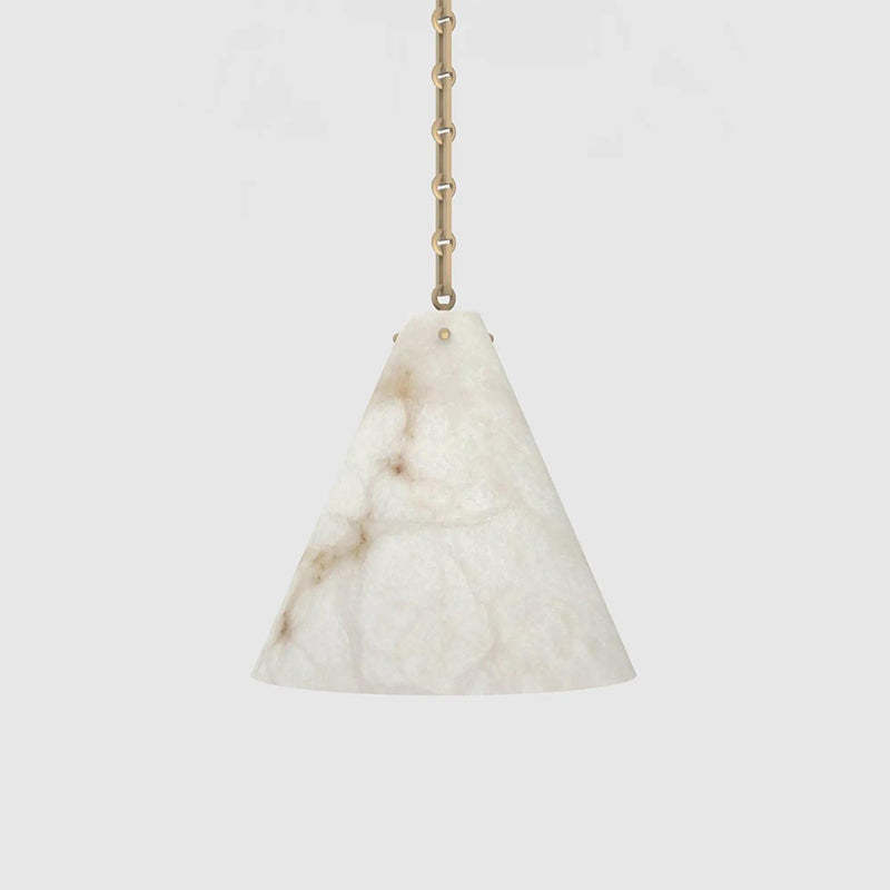 Contemporary Lucca Large Alabaster Pendant Light For Kitchen Island, Living Room
