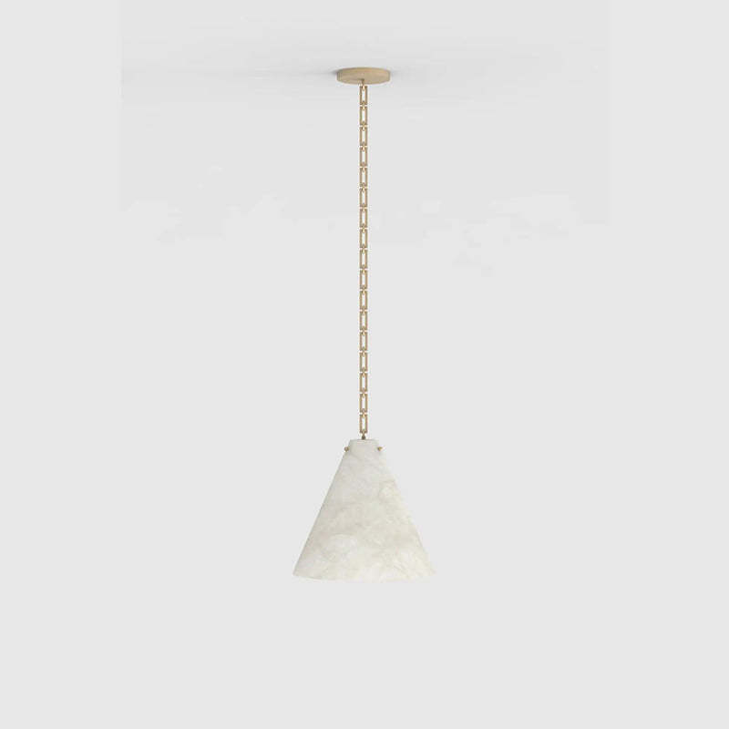 Contemporary Lucca Large Alabaster Pendant Light For Kitchen Island, L