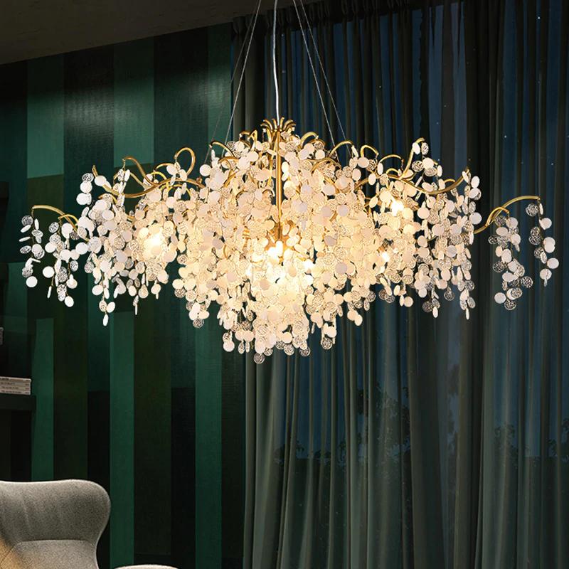 Oval Tree Branch Chandelier