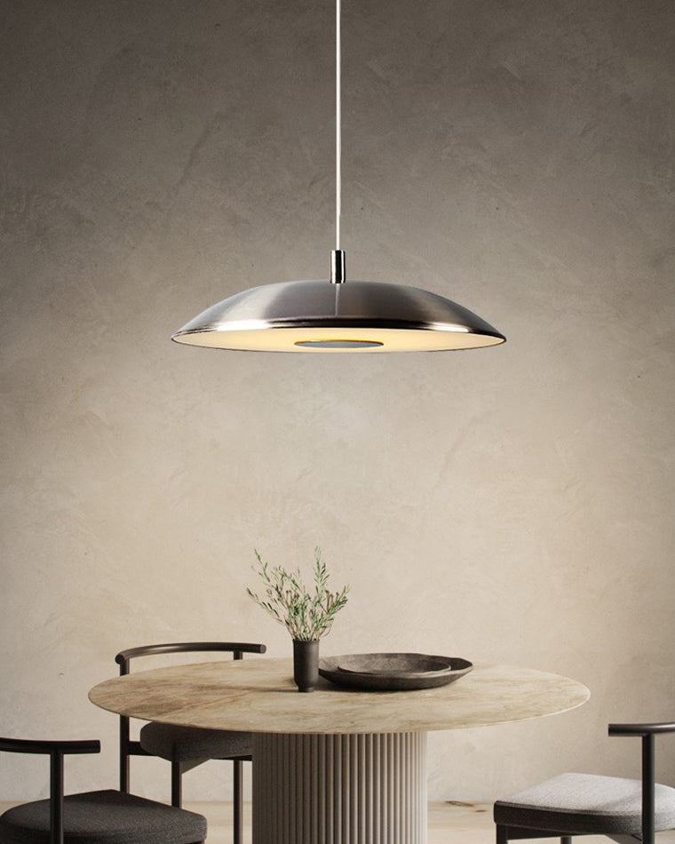 Chrome Flying Saucer Pendant Light-WM2727 – Jucci Light