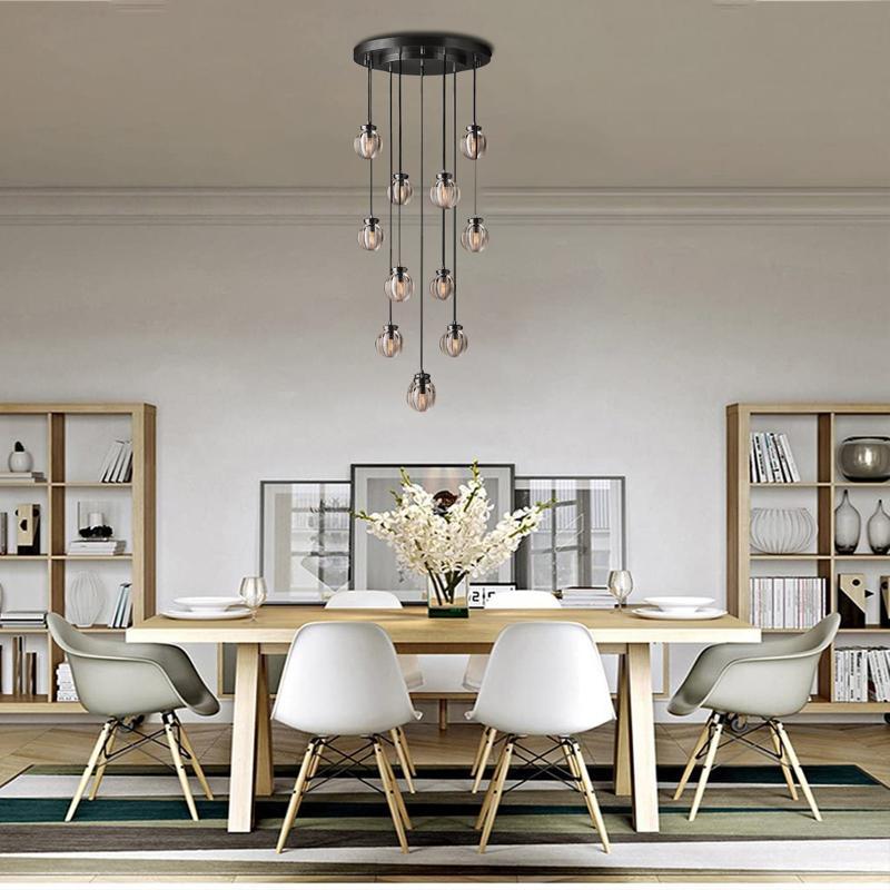 Morbisca Spherical Chandelier Modern 22"