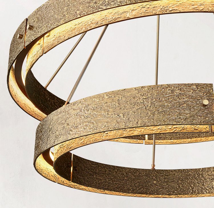 Cougry Two-tier Round Chandelier 60"