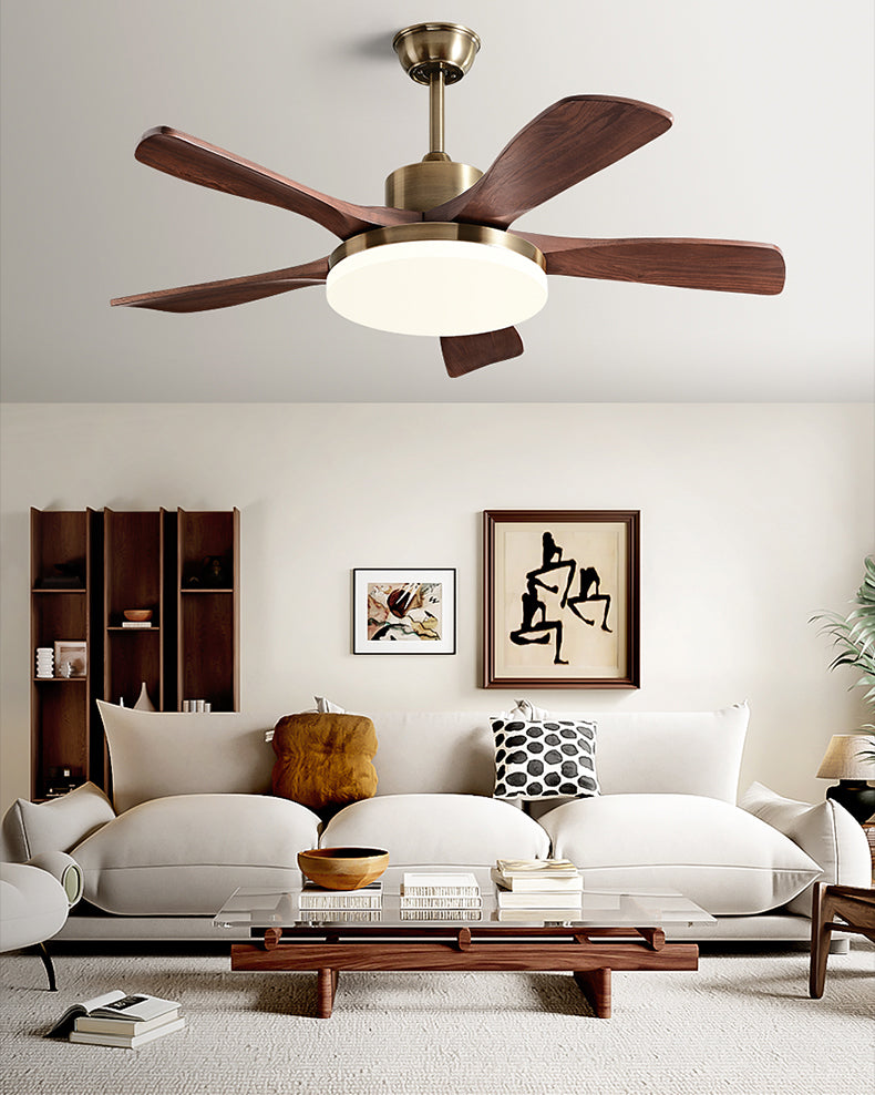 Mid Century Modern Ceiling Fan Lamp WM5228a – Jucci Light