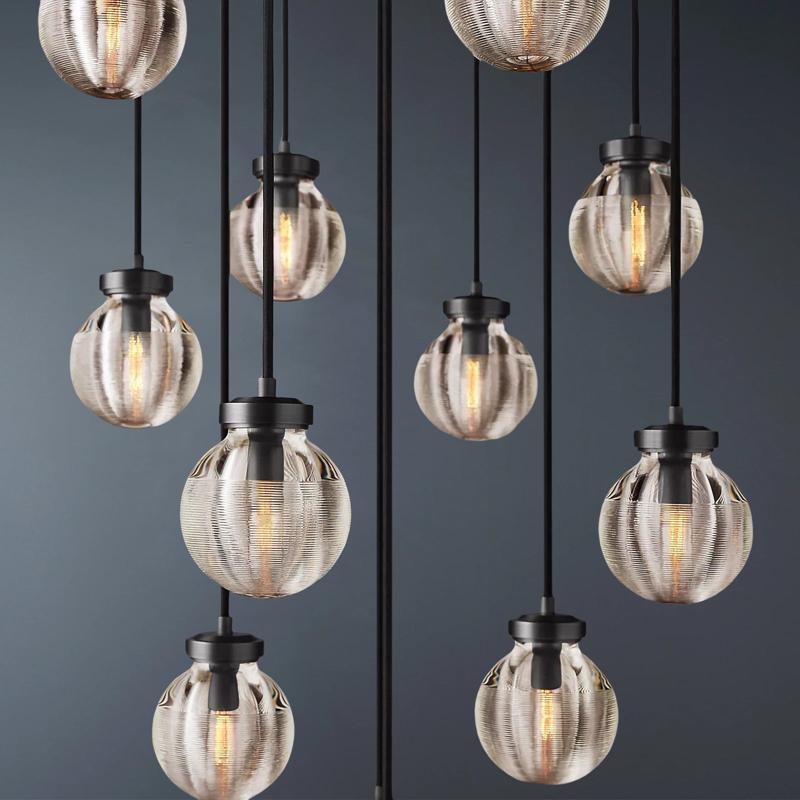 Morbisca Spherical Chandelier Modern 22"