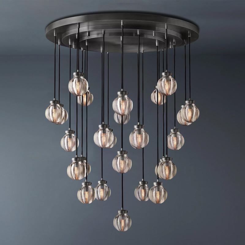 Morbisca Spherical Chandelier Modern 38"