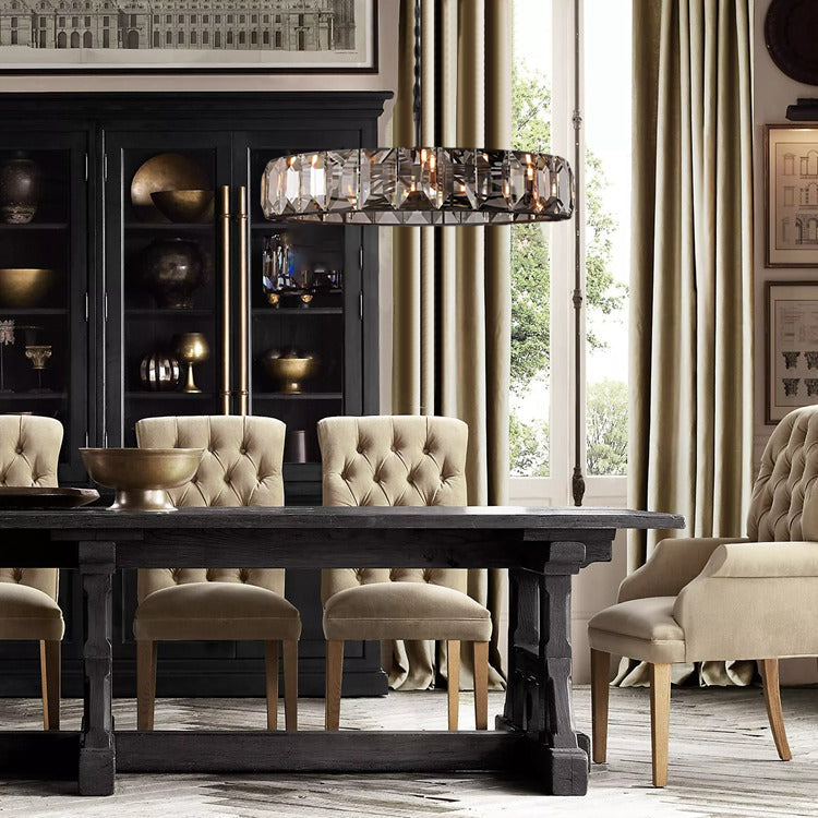 Artistic sense Multicurve Crystal Round Chandelier 60"