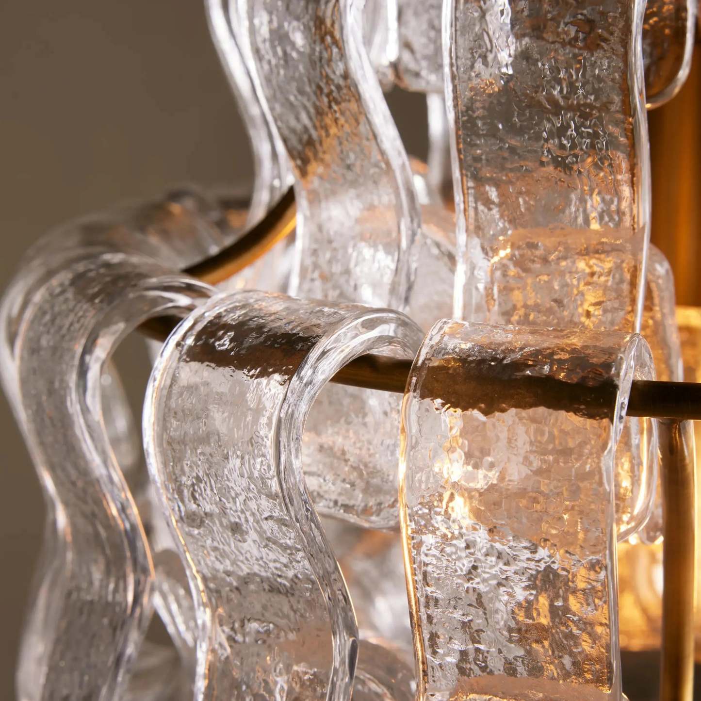 Ghiaccio Glass Pendant