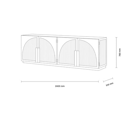 Isabella Low Entertainment Unit Specifications