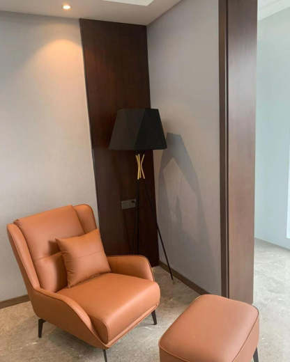 Faceted Tripod Floor Lamp-WM7004