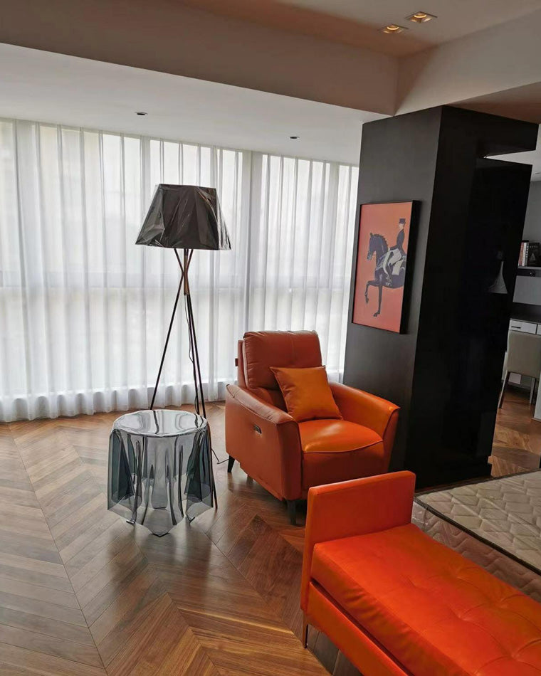 Faceted Tripod Floor Lamp-WM7004