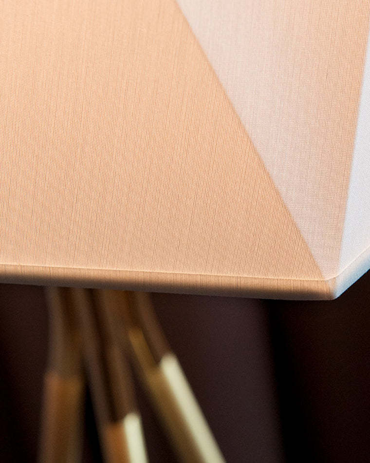 Faceted Tripod Floor Lamp-WM7004