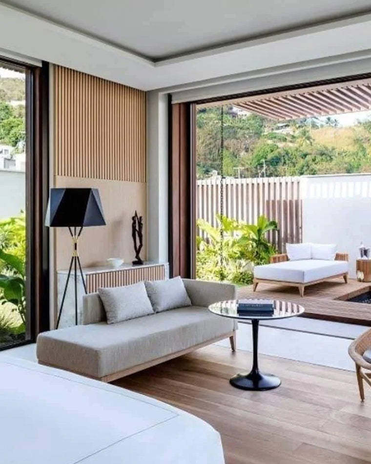 Faceted Tripod Floor Lamp-WM7004