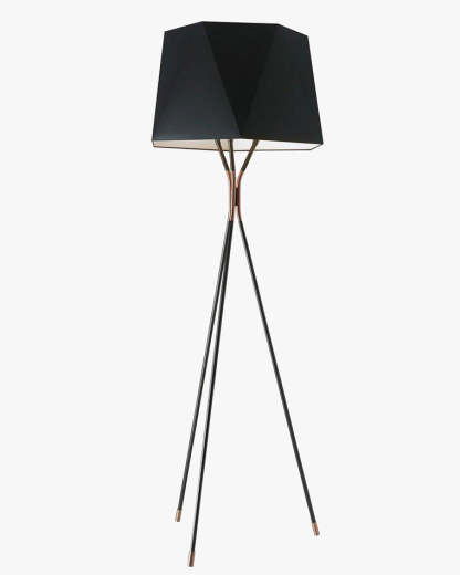 Faceted Tripod Floor Lamp-WM7004