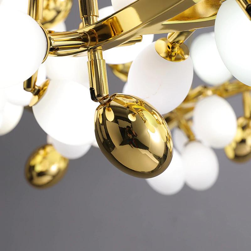 Modern Grape Branch Linear Chandelier