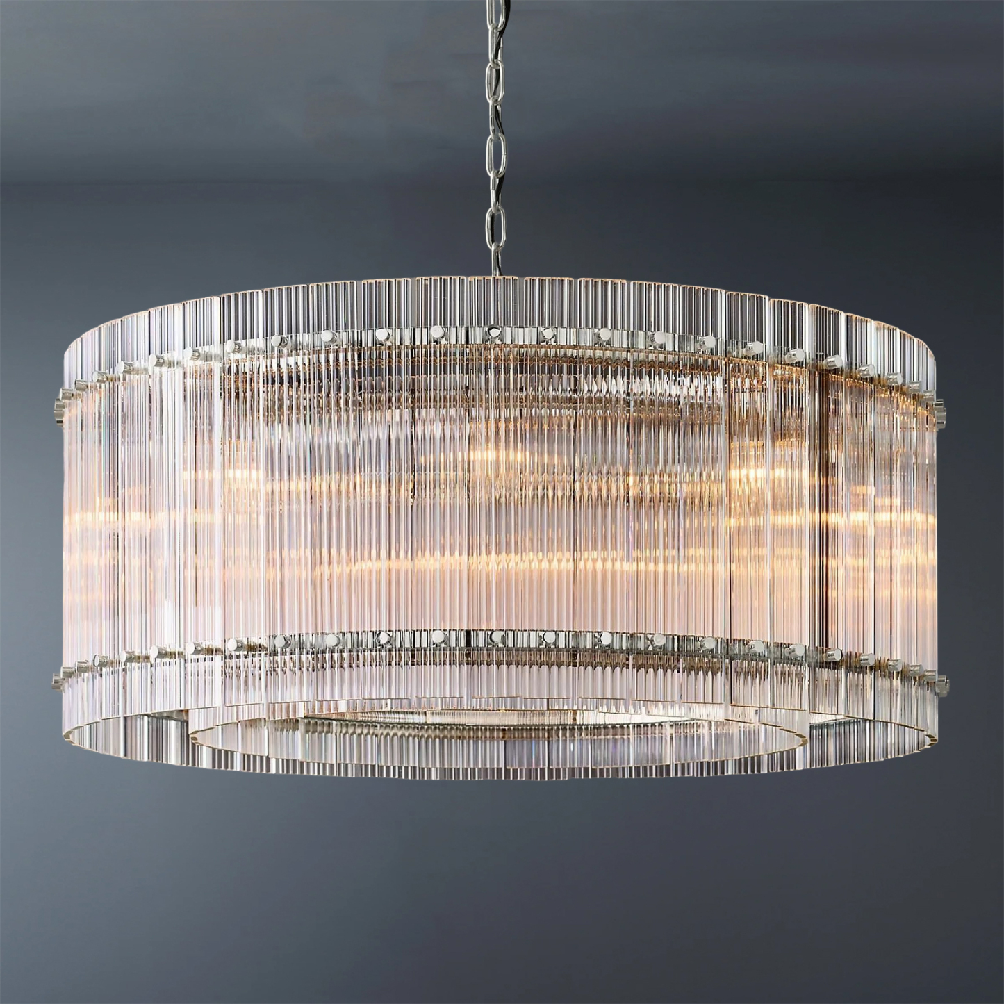 Hen Cbcro Modern luxury Round Crystal Chandelier 37"