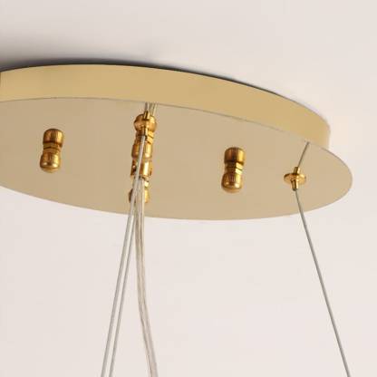 Branch Chandelier Crystals on Dining Room Table
