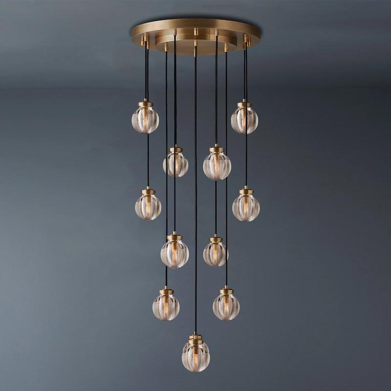 Morbisca Spherical Chandelier Modern 22"