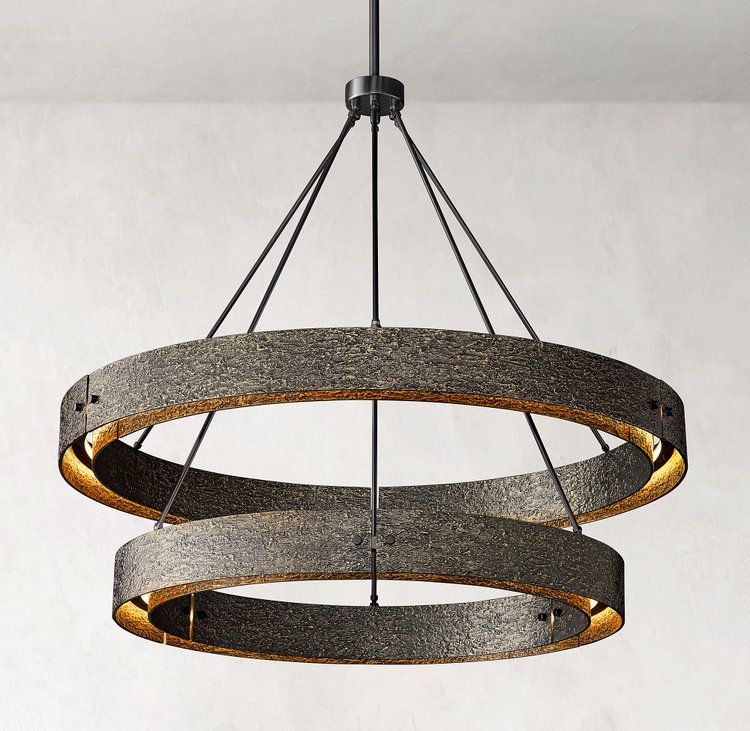 Cougry Two-tier Round Chandelier 60"
