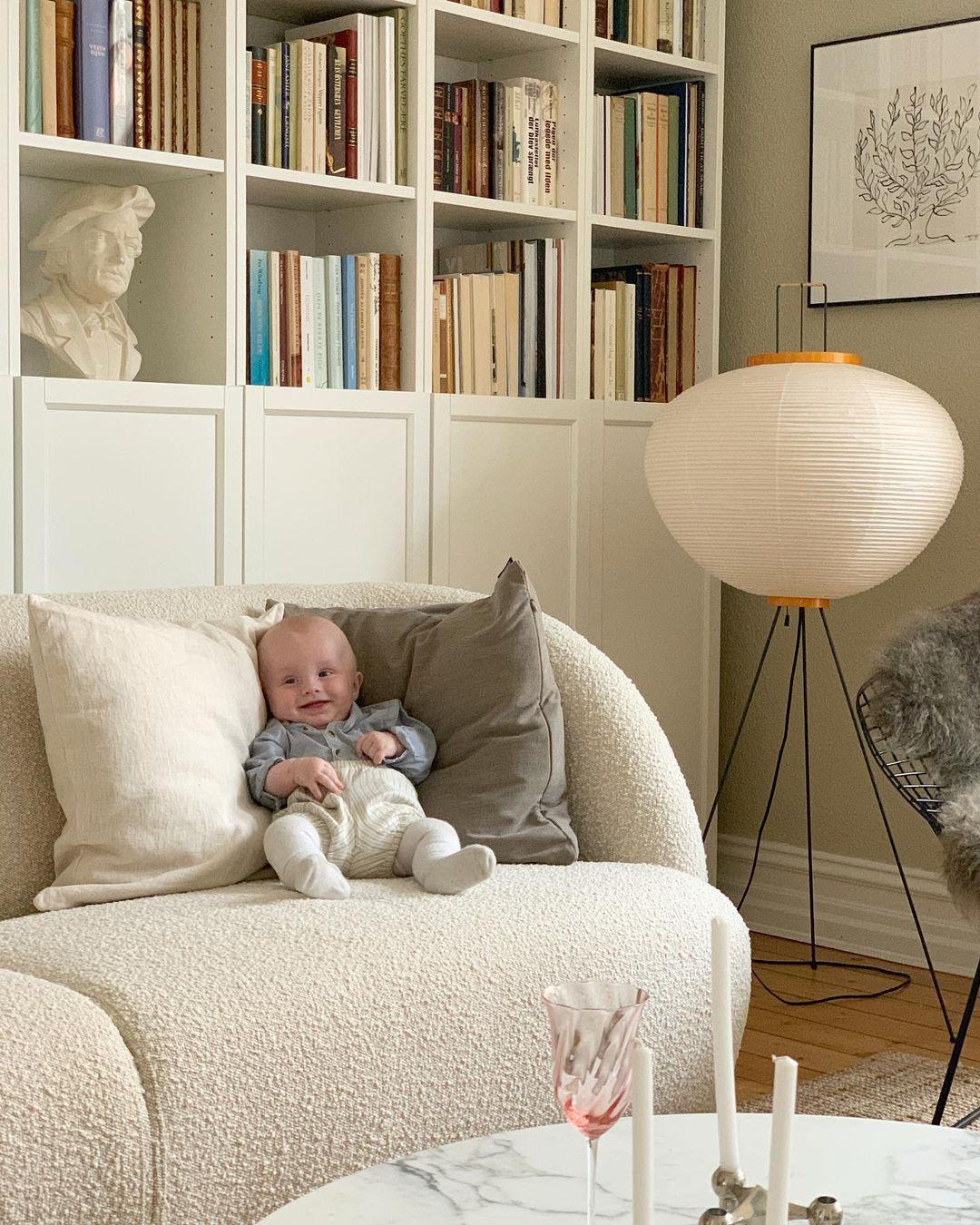 Rice Paper Traditional Floor Lamp
