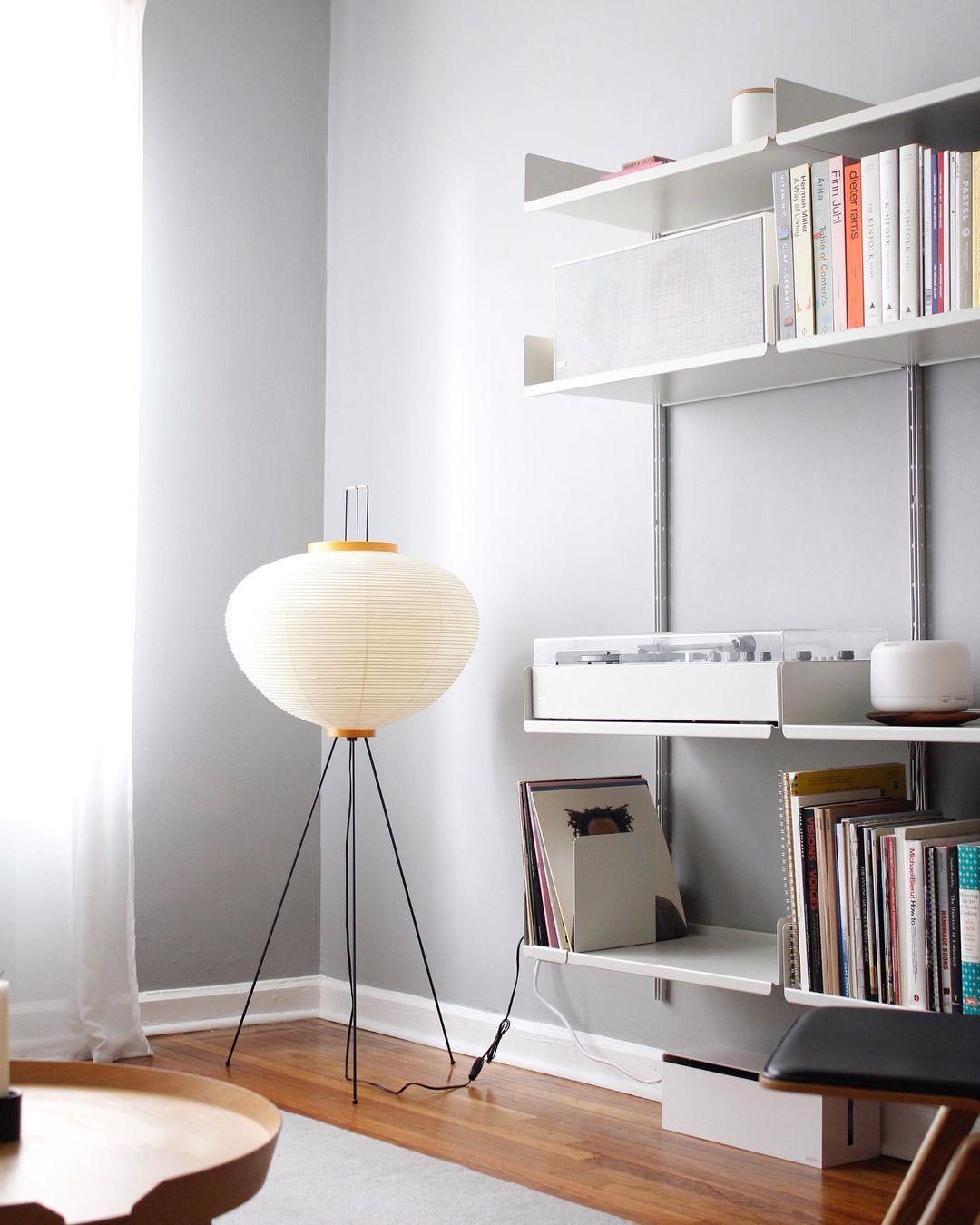 Rice Paper Traditional Floor Lamp