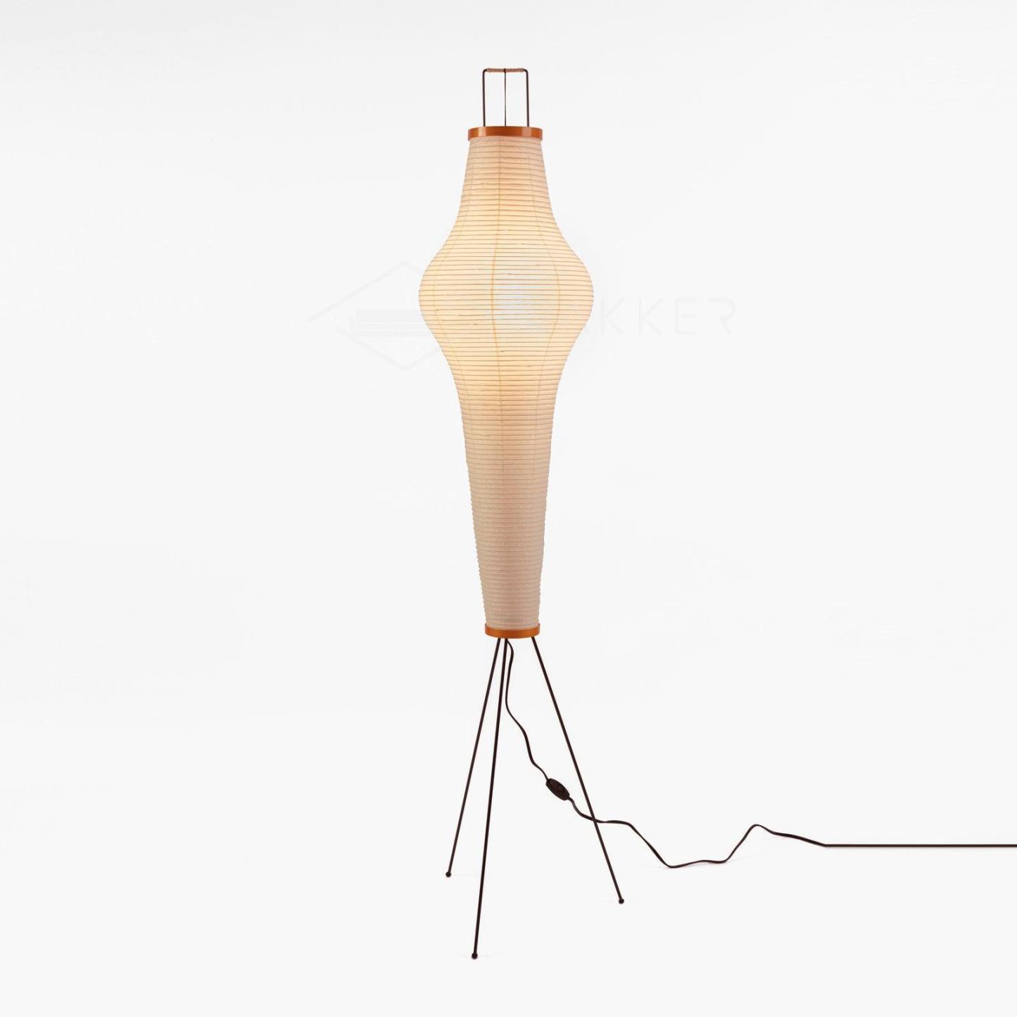 Rice Paper Traditional Floor Lamp