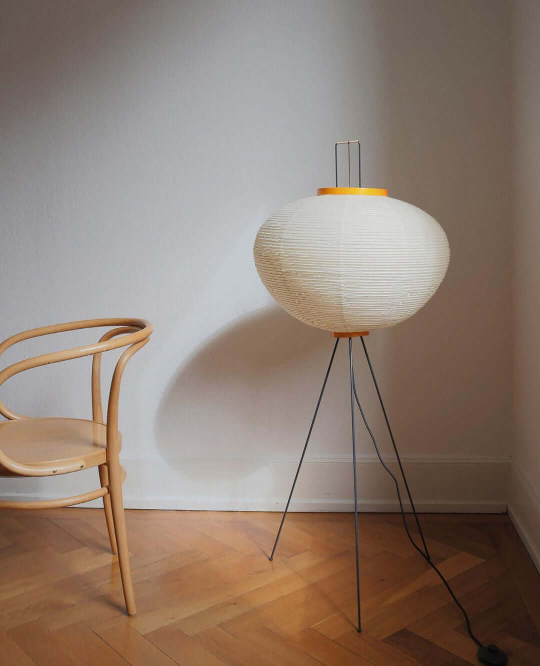 Rice Paper Traditional Floor Lamp