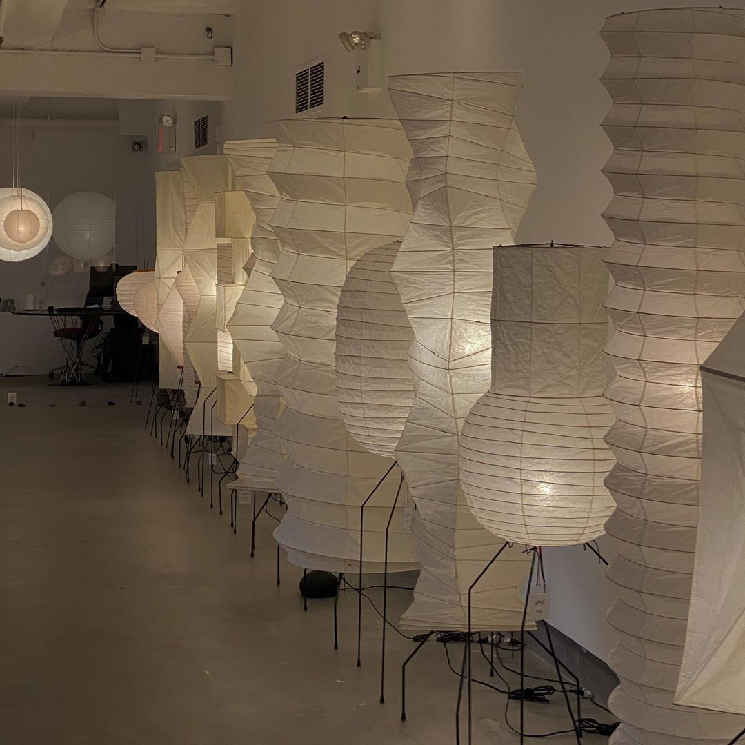 Rice Paper Traditional Floor Lamp