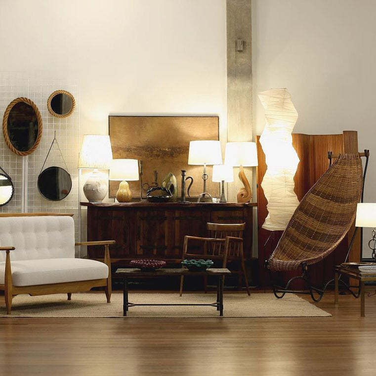 Rice Paper Traditional Floor Lamp